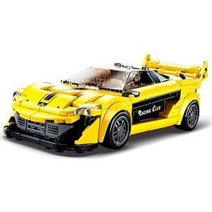 Sluban - Model Bricks M38-B0956 Žlutý anglický sporťák