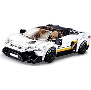 Sluban - Model Bricks M38-B0957 Bílý italský sporťák
