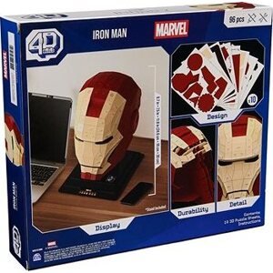 4D Build Puzzle Marvel Iron Man helma 3D