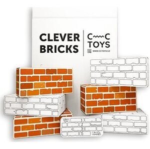 CC Toys Tehličky Clever Bricks Tehla – vyfarbovacia
