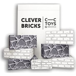 CC Toys Tehličky Clever Bricks Kameň – vyfarbovací