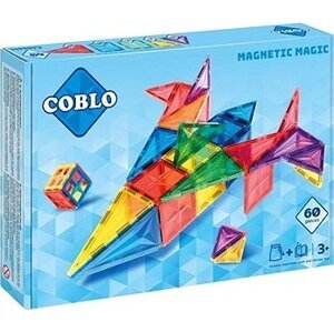 Coblo Magnetická stavebnica 60 dielov – Classic