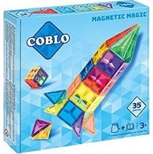 Coblo Magnetická stavebnica 35 dielov – Classic