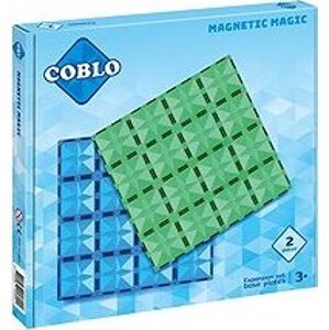 Coblo Magnetická základňa 2 diely – Classic – modrá a zelená