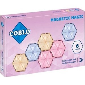 Coblo Rozširujúca súprava 6 dielov – šesťuholníky – Pastel