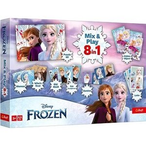 Trefl Súprava hier Mix & Play 8 v 1 Ľadové kráľovstvo