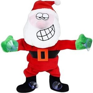 Verk 26287 Tancujúci a spievajúci Santa Claus na okno 30 cm