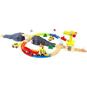 Aga4Kids Drevená vláčiková dráha DS5645