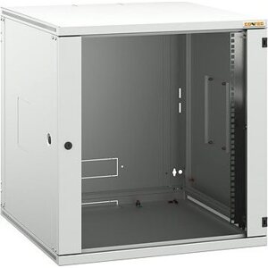 Conteg RUN-12-60/60 – 19" nástenný rozvádzač 12U, 600 × 600 mm sivý