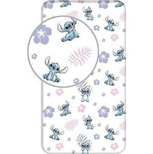 Jerry Fabrics Prestieradlo Lilo and Stitch 90 × 200 × 25 cm