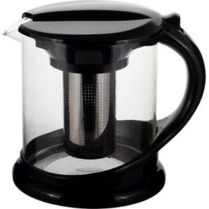 Kamille Sklenená kanvica na čaj s antikorovým sitkom 1500 ml