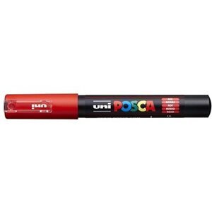 Uni Paint Posca PC-1M, červený, 0,7 – 1 mm