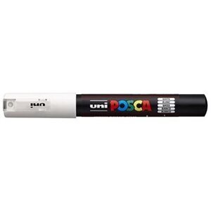 Uni Paint Posca PC-1M, biely, 0,7 – 1 mm