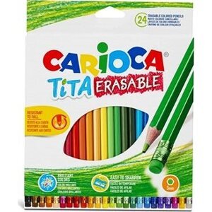 Carioca Tita pastelky 24 ks, zmazateľné