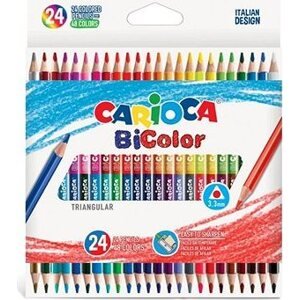 Carioca Bicolor pastelky 24 ks