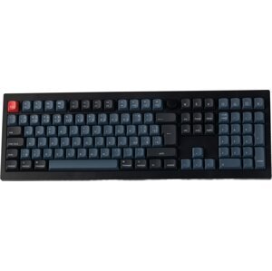 Keychron V6 Max Swappable RGB Backlight Red Switch – Black – Knob Version, CZ/SK