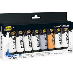 KREUL SOLO GOYA akrylové médium, 8× 20 ml v tube