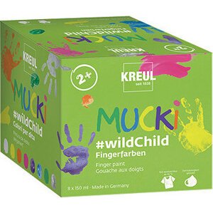 KREUL MUCKI Premium wildChild, 8 farieb, 8× 150 ml
