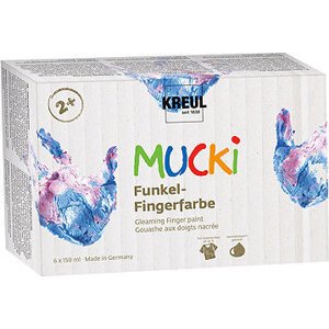 KREUL MUCKI trblietavé, 6 farieb, 6× 150 ml