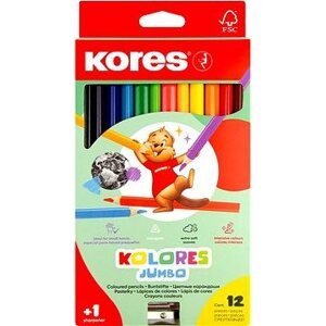 KORES JUMBO KOLORES 12 farieb