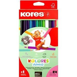 KORES JUMBO KOLORES 24 farieb