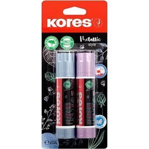 KORES Lepiaca tyčinka Metalic 2× 20 g