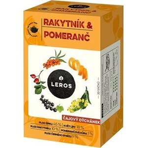 LEROS ČAJOVÝ VEČIEROK, RAKYTNÍK & POMARANČ 20× 2 g
