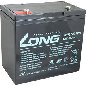 LONG batéria 12 V 55 Ah M6 LongLife 12 rokov (WPL55-12N)