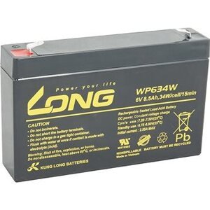 LONG baterie 6V 8,5Ah F2 HighRate (WP634W)