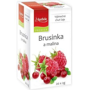 Apotheke Brusnica a malina čaj 20× 2 g