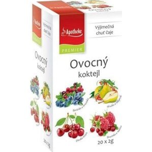 Apotheke Variácie Ovocný koktejl 4 v 1 čaj 4× 5× 2 g