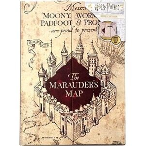 Harry Potter: Marauders Map - zápisník A5