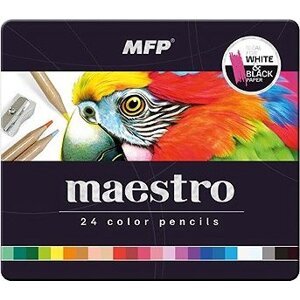 MFP PAPER Maestro kovová krabička 24 farieb