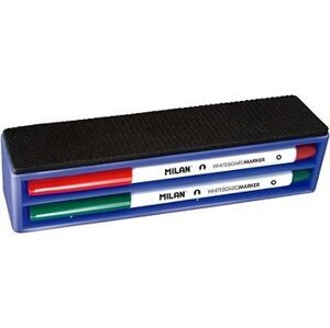 MILAN WhiteBoard + gumový obal s magnetom, sada 4 ks