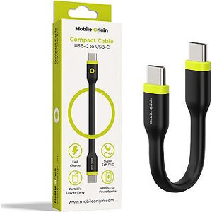 Mobile Origin Compact Cable USB-C to USB-C Black