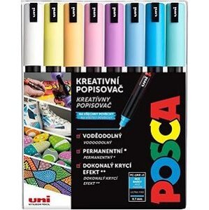 UNI Posca 1MR 8 ks pastelové