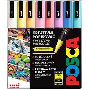 UNI Posca 3M 8 ks pastelové