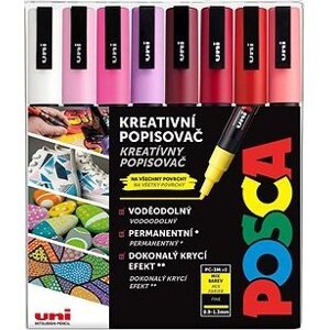 UNI Posca 3M 8 ks teplé tóny