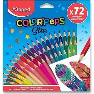 Maped Color' Peps trojhranné 72 farieb