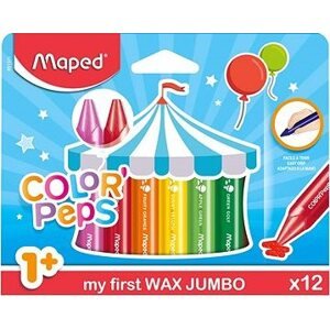 Maped Wax JUMBO 12 farieb