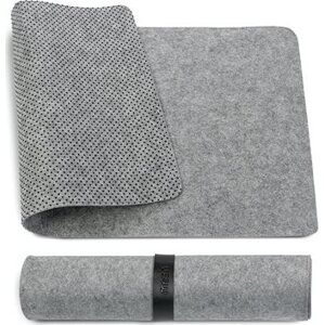 MOSH Table mat, plstená, sivá, 70 × 35 cm