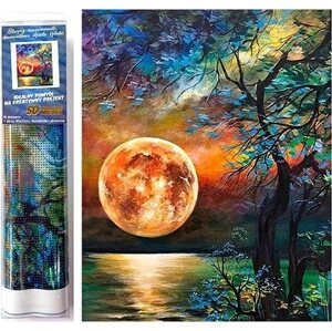 Norimpex Farebný spln nad jazerom 30 × 40 cm