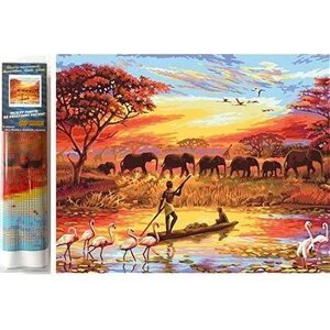 Norimpex Slonie stádo 30 × 40 cm