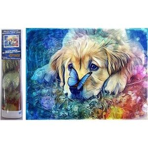 Norimpex Pes s motýlem 30 × 40 cm