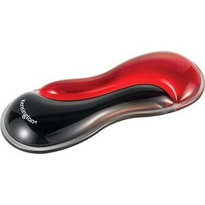 Kensington Slim Duo Gel pod zápästie, červená/čierna