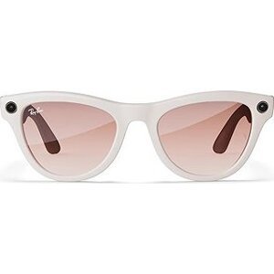 Meta Ray-Ban Meta Skyler Shiny Chalky Gray Gradient Cinnamon Pink