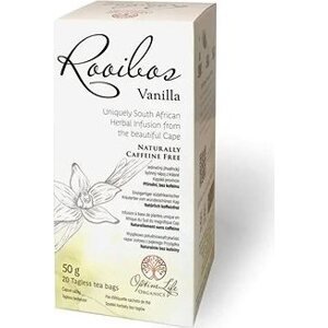 OptimLife Organics Čaj Rooibos s Vanilkou 20× 2,5 g