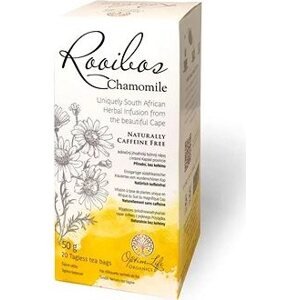 OptimLife Organics Čaj Rooibos s Harmančekom 20× 2,5 g