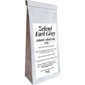 Pangea Tea zelený sypaný čaj Zelený Earl Grey 50 g