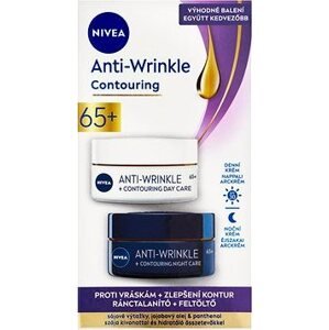NIVEA Anti-Wrinkle Contouring 65+, Day & Night Cream Duopack 2× 50 ml